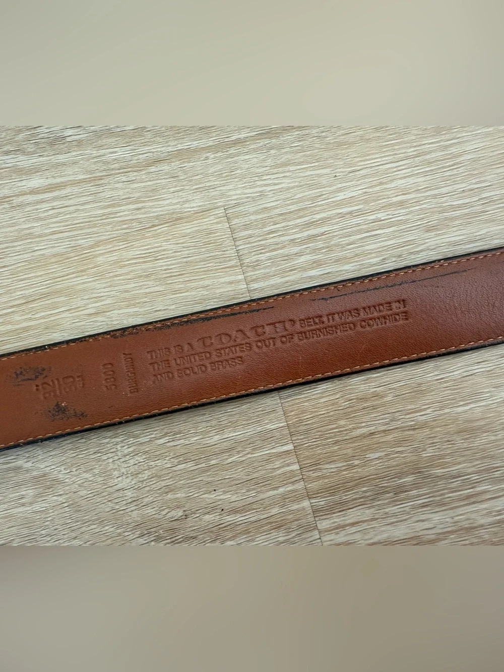 Coach burgundy leather cowhide belt with brass buckle size 32